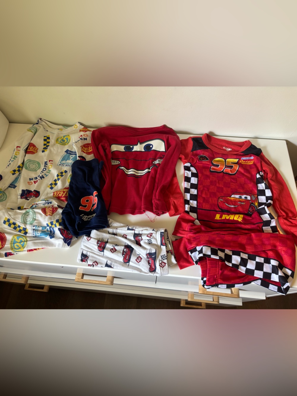 PIXAR DISNEY CARS MCQUEEN PJ sets- 3T/5T, GAP/CARS